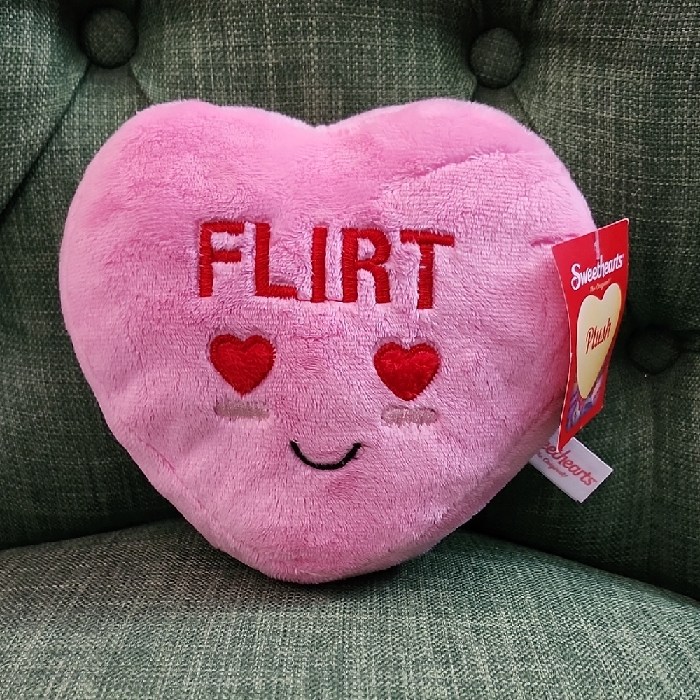Sweethearts Pink Heart Flirt Plush